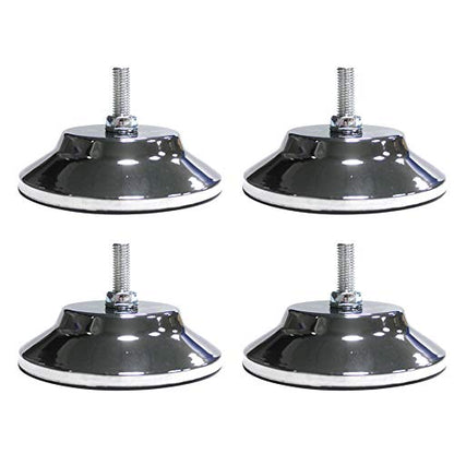 Billiard Table Feet,4 PCS Billiard/Pool Table Leg Levelers, Adjustable Furniture Levelling Feet, Leveling Risers for Football/Soccer Table, Ping Pong Table,5 Inch Metal Game Table Leg Levelers