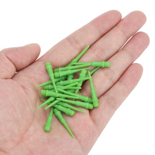 PATIKIL Plastic Dart Tips 2BA Thread, Soft Dart Tip Replacement Dart Accessories - color: Green