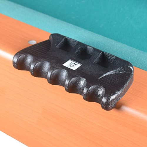 CROWN ME Cue Hoder, Cue Rest Cue Stick Holder, Portable Weighted Billiard Cue Rack with Chalk Holder, Pool Cue Holder, 5 Holes - style: 5 Holes