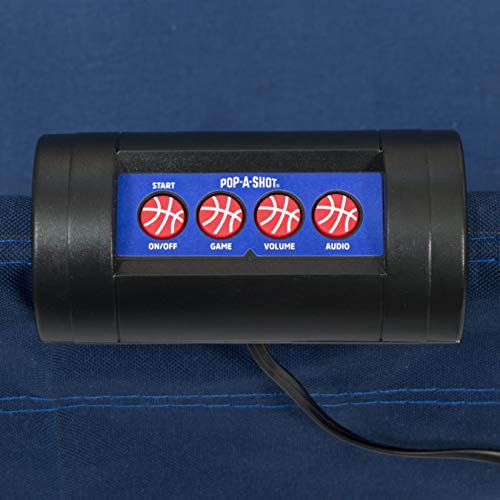Pop-A-Shot - Home Dual Shot with NCAA Graphics l Sensor Scoring l 16 Game Modes l 7 Balls l Foldable Storage l for All NCAA Fans - style: North Carolina Tar Heels