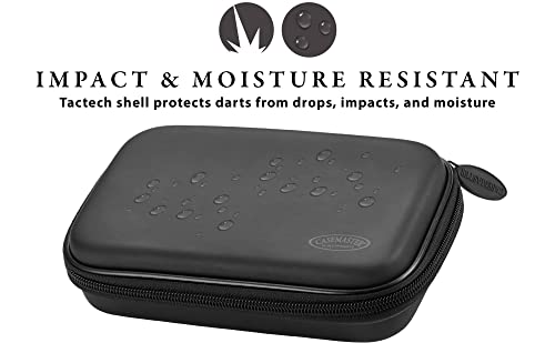 Casemaster Sentinel 6 Dart Case, Black Zipper - color: Black