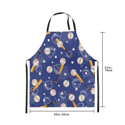 Manfei Volleyball Kids Kitchen Apron - color: Chic Blue
