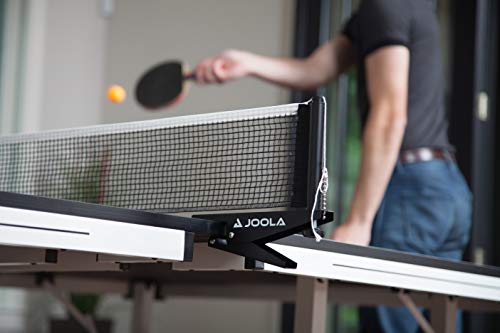 JOOLA Rally TL Professional MDF Indoor Ping Pong Table w/Quick Clamp Table Tennis Net & Post Set - 10 Minute Easy Assembly - Corner Ball Holders - Tournament Quality - Includes Playback Mode - size: 15mm