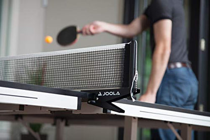 JOOLA Rally TL Professional MDF Indoor Ping Pong Table w/Quick Clamp Table Tennis Net & Post Set - 10 Minute Easy Assembly - Corner Ball Holders - Tournament Quality - Includes Playback Mode - size: 15mm