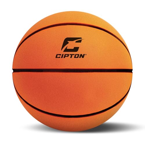 Cipton Silent Mini Basketball Hoop Set – Indoor Over-the-Door Hoop with Noise-Reducing Acrylic Backboard & Soft Mini Basketball, for Home Dorm and Office