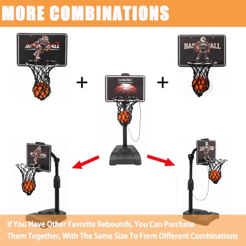 GYSH Mini Desktop Basketball Hoop for Office,Tiny Tabletop Basketball Game Toy,Desk Toys for Office for Adults,Indoors Smallest Foam Basketball,with Phone Holder(Stands) - style: Basketball Stands