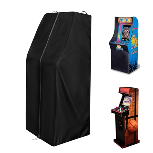 Arcade Machine Cover, Heavy Duty Protective Video Game Cover for Arcade1Up MS. PACMAN Classic SE Machine,Waterproof & Dustproof Electronic Dust Covers for Game Room，19" x 19" x 62" - size: 19"L x 19"D x 62"H