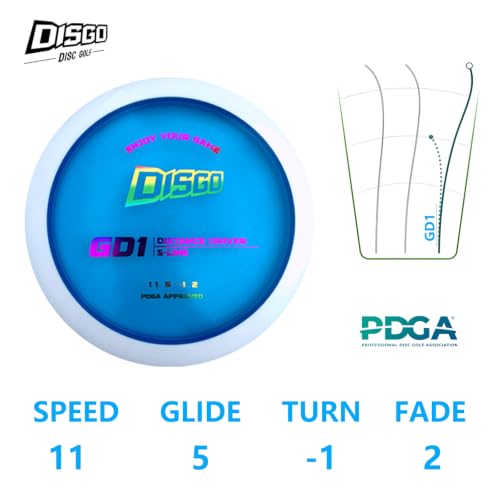 DISGO Disc Golf Disc Set- 170-178g Glow-in-The-Dark Disc | Putter, Midrange, and Driver | Professional Golf Discs for Outdoor Games & Competition PDGA Approved - color: CR SET