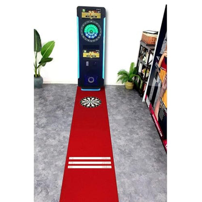 Rubber Darts Mat, 118" L x 26" W Heavy Duty Non-Slip Dart Carpet with Throw Lines, Ideal for Beginners and All Dart Types