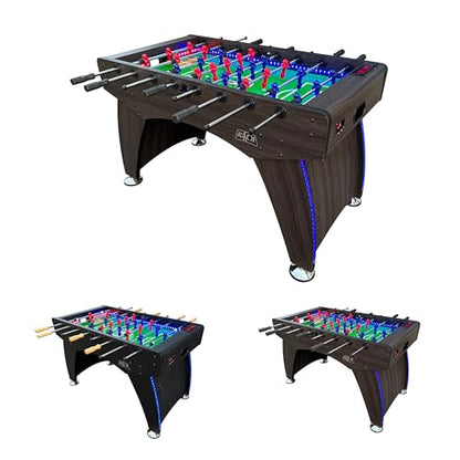KICK Lumen 55" Tournament Foosball Table – Professional Competition Game Table - color: Brown