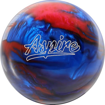 MOTIV Aspire - Bowling Ball, Spare Ball, Straight Ball, Available in 8-15 Pounds - color: Navy/Red/Blue Pearl, size: 10 Pounds