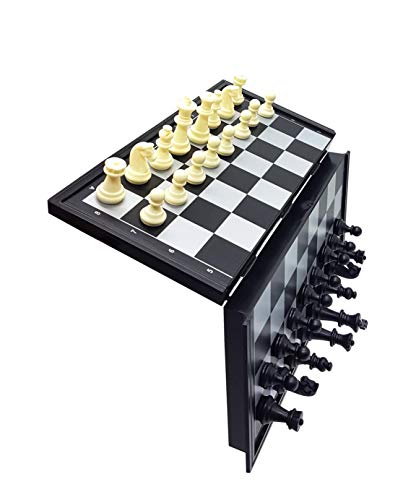LEXiBOOK 8-in-1 Games Set, Chess, Checkers, Backgammon, Chinese Checkers, Nine Men's Morris, Snakes & Ladders, Goose, Ludo, 2-6 Players, Ages 6+ - style: JGM800