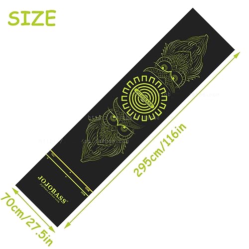 Rubber Dart Mat - Professional Dart Floor Carpet, 116 X 27.5in 3 Distance with Throwing Lines, Non-Slip Design for Home Pub Club