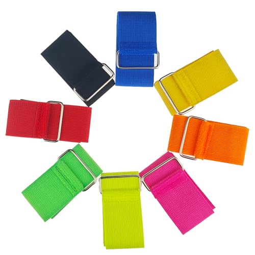 4/8/16/32 Pack 3 Legged Race Bands Colorful Firm Elastic Tie Rope for Outdoor Fun