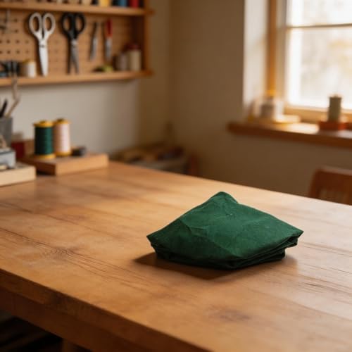 Round Felt Table 36-48 Inch Tables, Elastic Gaming Mat with Cashmere Texture, Waterproof Tablecloth Poker Board Games, Green(Green) - color: Green