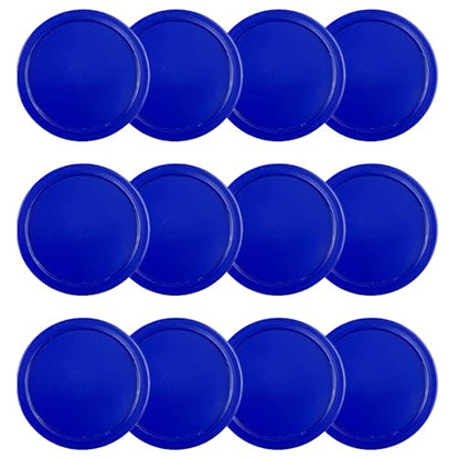 12 Pack 2.5 Inch Air Hockey Pucks for Small Size Table - color: Blue