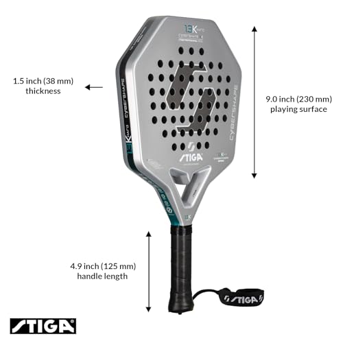 STIGA Cybershape Padel Racket - size: 1.3K Hard