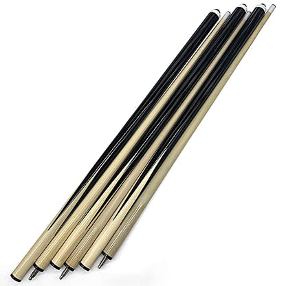 2 Piece Short Wooden Stick Pool Billiard Bridge Stick Billiard House Cue Sticks (48" 2 Piece)