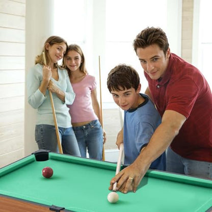 GLACER 4-in-1 Multi Game Table Combo Set w/Foosball, Billiards, Ping Pong & Air Hockey, Wooden Stackable Tabletop for Game Room, Family Night, Parties, Portable Arcade Home Entertainment