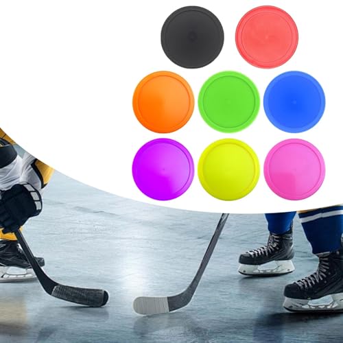 harayaa 8Pcs Air Hockey Pucks Family Air Hockey Table Game for Birthday Party