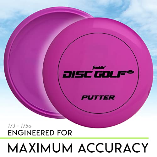 Franklin Sports Disc Golf Discs Set - Disc Golf Equipment Starter Set - style: Orange/Blue/Pink