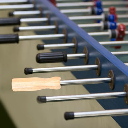 balacoo Ergonomic Solid Wood Foosball Table Handles Non-Slip Replacement Soccer Table Grip Parts 4.92 Inch for Home Game Room Play