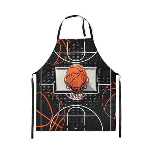 Castle Fairy Basketball Kitchen Apron - color: Basketball