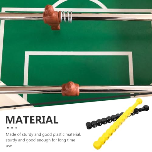 GANAZONO Foosball Score Counter, 2pcs Game Room Standard Soccer Scoreboard Accessory Universal Score Keeper for Custom Shuffleboard Air Hockey Table Easy Install Game Table Replacement Part