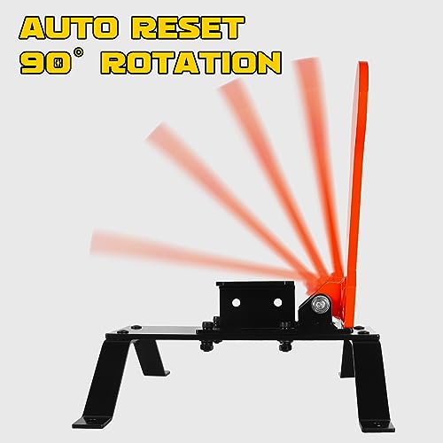 Highwild 3/8" AR500 Classic Popper Steel Shooting Target 12" Auto Reset Target for Shooting Range Outdoor - color: Auto Reset Target with Base