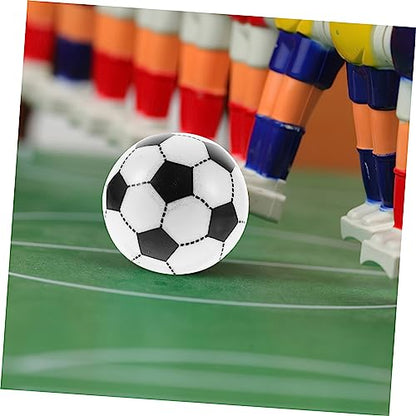 PRETYZOOM 10pcs Injection Small Footballs for Boys and Girls Mini Soccer Balls for Foosball Table Replacement Balls for Boys and Girls Soccer
