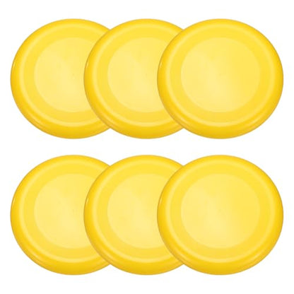 Soft Flying Disc, Sports Flying Discs All Ages Outdoor Flying Disc Training Playing Lightweight Durable - color: Yellow