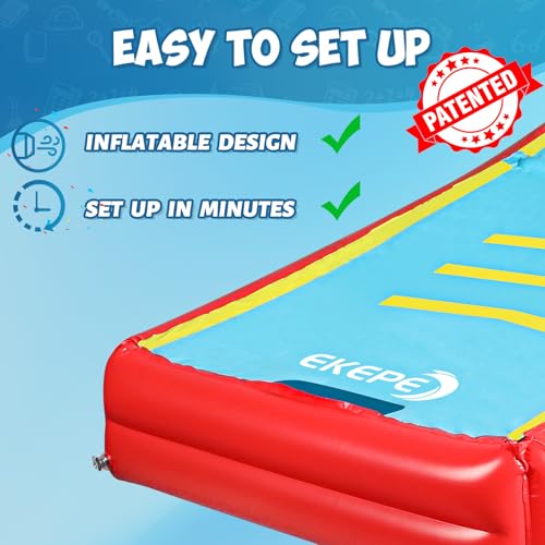 EKEPE Inflatable Score Ball Game, Carnival Yard Games for Kids and Adults, Inflatable Giant Game Toys with 2 Sponge Ball, Family Arcade Games for Indoor and Outdoor