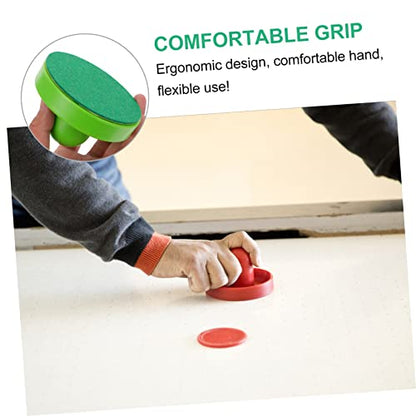 76mm Air Hockey Pusher and Puck Set Sturdy Replacement Accessories for Game Tables for Family Fun and Competitive Play