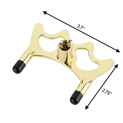 Cosmos Brass Coated Metal Bridge Head Billiard Pool Cue Bridge Head Accessory Snooker Cue Rests
