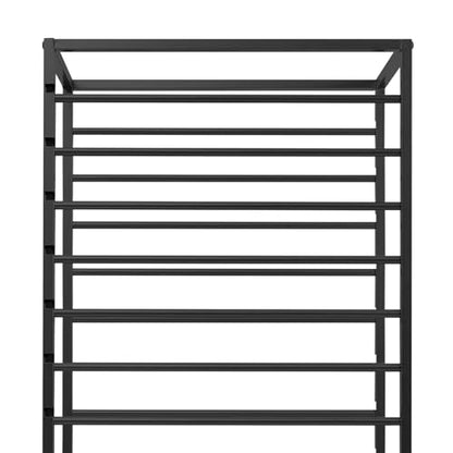 JenyunTech Ribbon Organizer, Large Capacity Wrapping Paper Organizer, Double-Sided Ribbon Holder, Multifunctional Ribbon Rack with Wheels for Packaging Paper, Scarves, Fabrics - color: 26in, Black
