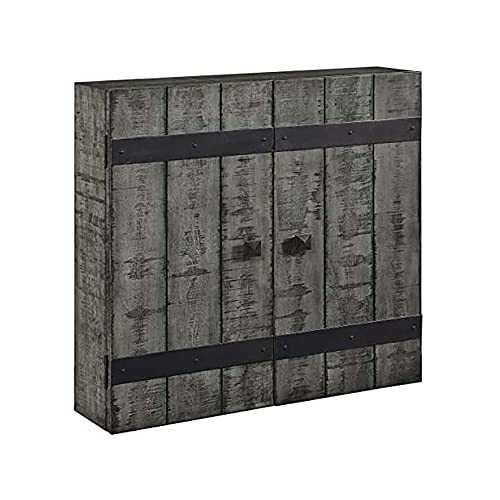Drifter Solid Wood Dartboard & Cabinet Set