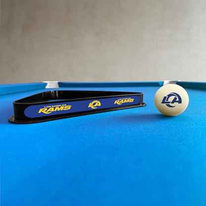 Imperial NFL Cue Ball & Rack Set - color: Los Angeles Rams, White