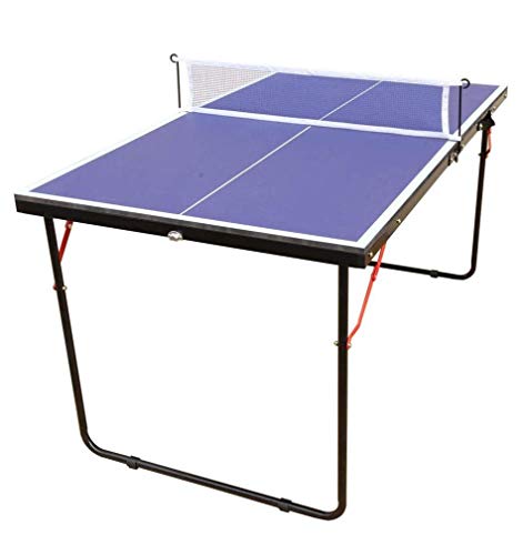 CIATRE Midsize Foldable & Portable Table Tennis Table Set with Net and Paddles for Indoor and Outdoor Play