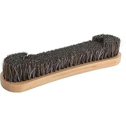 Professional Pool Table Brush 12-Inch | Soft Horsehair Bristles for Gentle & Efficient Cleaning - Reaches Tight Corners & Felt Surface, Essential Billiard Table Maintenance Tool