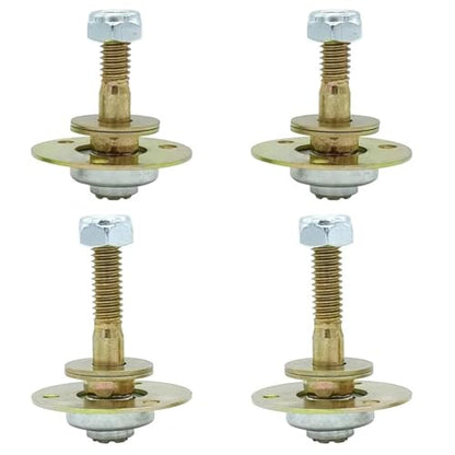 4 PCS Furniture Rocking Chair Bearing Connecting Piece Rocking Chair Bearing Screws Bolts Kits Furniture Connecting Accessories (45,55 mm)