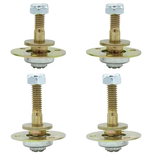 4 PCS Furniture Rocking Chair Bearing Connecting Piece Rocking Chair Bearing Screws Bolts Kits Furniture Connecting Accessories (45,55 mm)