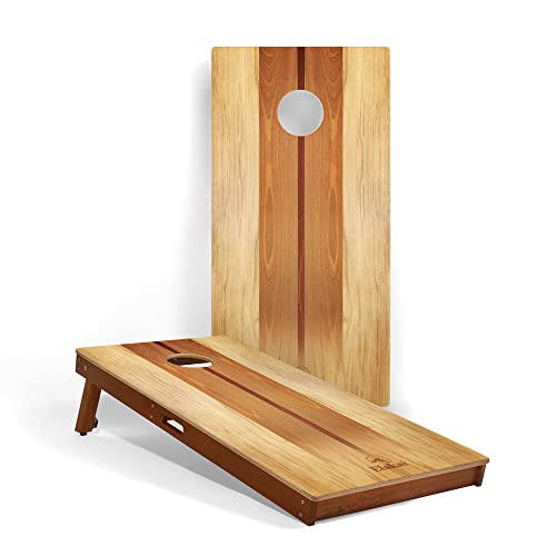 Elakai Retro Woody Series Premium Regulation Cornhole Boards 2x4 - color: Woody