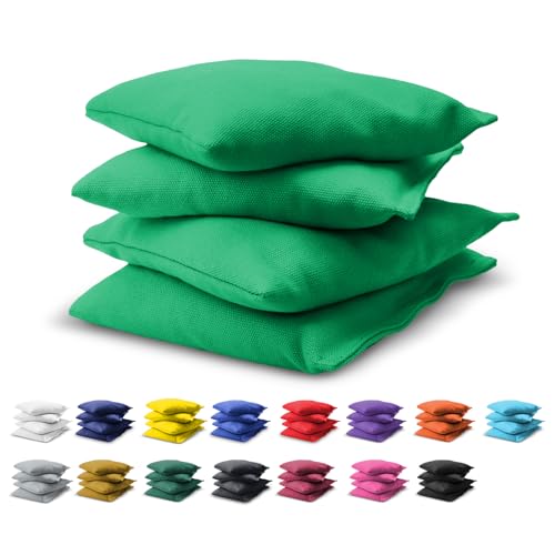 GoSports Cornhole Bean Bags Set of 4-16 Colors Available - Regulation All Weather, Mix and Match - color: Light Green