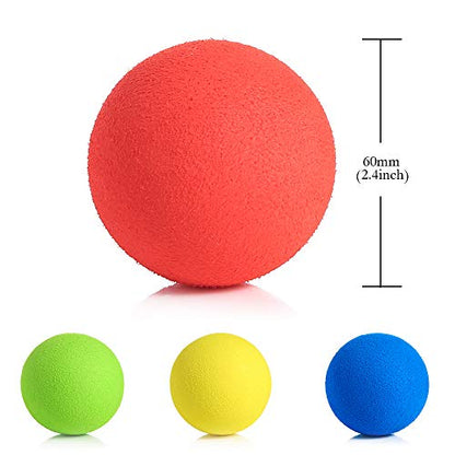 Pllieay 2.4 Inch Soft Foam Balls, Lightweight Mini Indoor Toys Play Balls for Safe Fun, Birthday Party for Boys and Girls - style: 12
