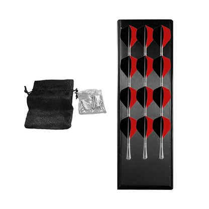 Dart Storage,12 Holes Wooden Wall Organizer - Dart Stand with Storage Bag,for Garage Basement Game Room Bar Man Cave Home Workplace Apartment