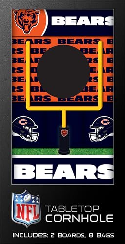 MasterPieces Officially Licensed NFL Tabletop Cornhole for Adults - style: Chicago Bears