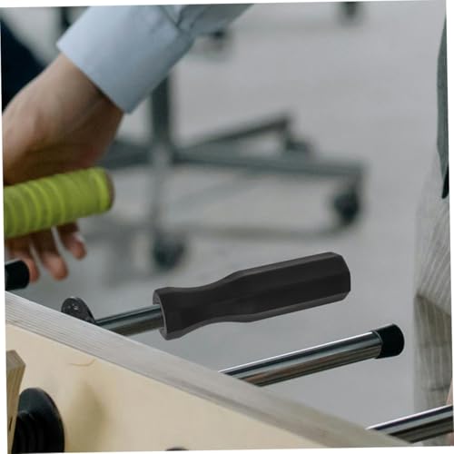 Outanaya 6pcs Non-Slip Foosball Handles Replacement for Table Soccer Durable Grip Design for Enhanced Play Easy Installation Compatible with Standard Foosball Tables