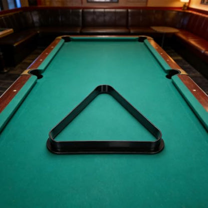 Toddmomy Mini Billiard Triangle Rack Pool Table Ball Organizer Billiard Frame for Home Parties Clubs Fits - size: 25.00X25.00X2.90CM