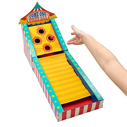 Fun Express Large Ball Rolling Target Game - Premium Indoor & Indoor Birthday Party Games for Kids 8-12 | Fun Family Games for Kids and Adults | School & Home Use
