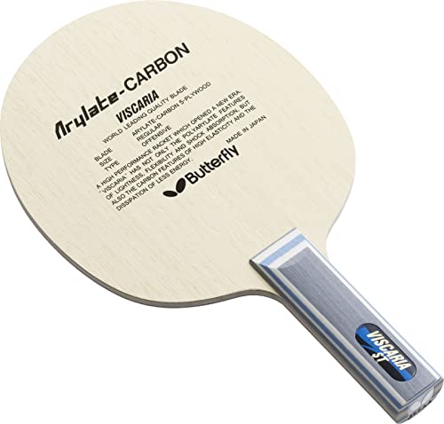 Butterfly Viscaria Table Tennis Blade - Butterfly ALC Blade - Professional Butterfly Table Tennis Blade - Available in FL, and ST handle styles - Made in Japan - style: ST Handle